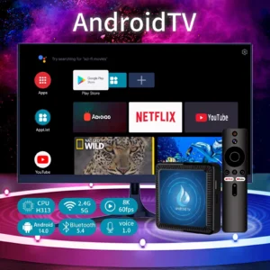4G+32G Q17 스마트 TV 박스 5G 와이파이 안드로이드 14 TV 박스 쿼드 코어 Allwinner H313