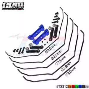 TRAXXAS 1/8 6S MAXX SLASH Big Rat용 GPM 알루미늄 7075 전면/후면 안티 롤 바 10295
