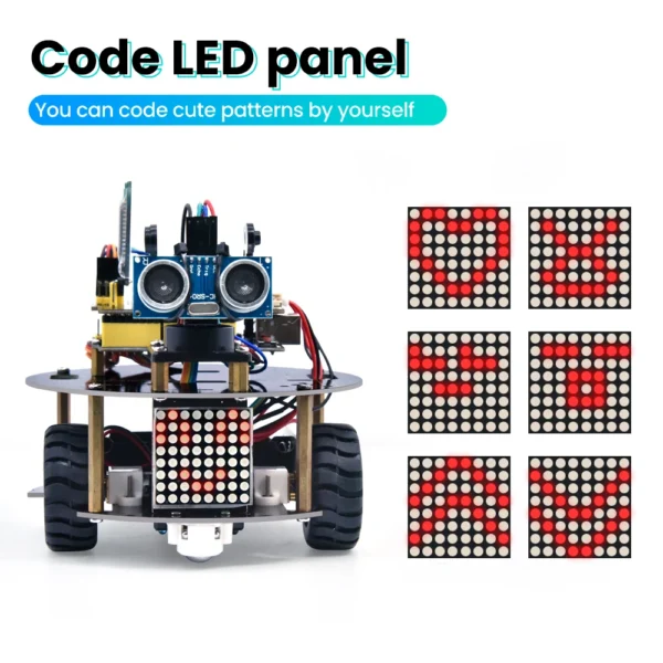 Keyestudio 다기능 스마트 작은 거북이 로봇 자동차 V3.0 Arduino 로봇 STEM 어린이 장난감 프로그래밍 가능 로봇 키트 - 이미지 2