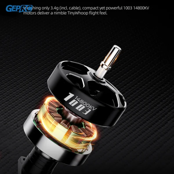 GEPRC DarkStar16 FPV 쿼드콥터 O4 에어 유닛 PRO /WTFPV SPEEDX2 1003 14800KV 1.6인치 오렌지 그레이 RC 프리스타일 드론 - 이미지 5