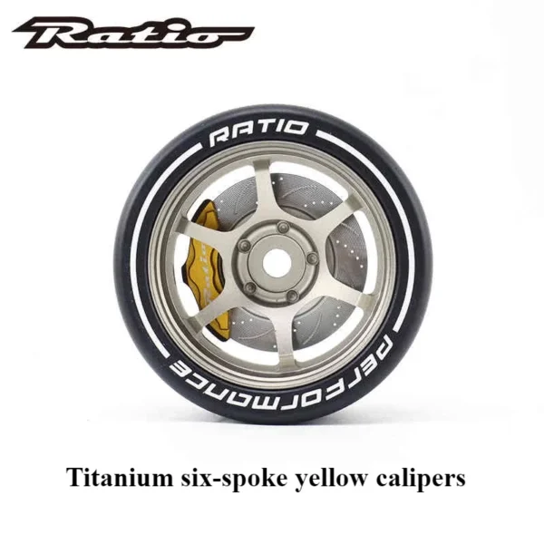 RATIO 건 타입 RC 원격 제어 금속 핸드 휠 SANWA NB4 7PX X9 방향 휠 수정 휠 장식 - 이미지 7