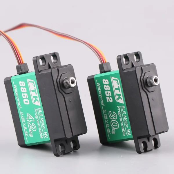 PTK 8850/8852 고토크 CNC 미드 셸 서보 헤비듀티 30kg~42kg 자동차 모델 및 고정익 항공기용 - 이미지 4