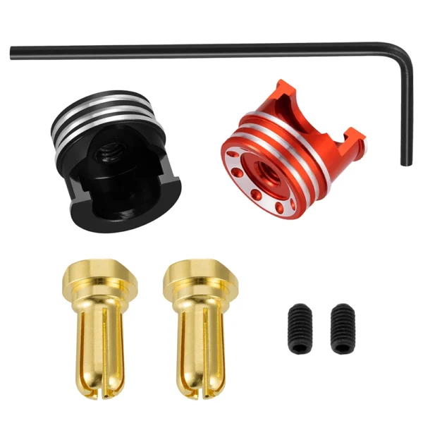 AXSPEED 1세트 4.0mm/5.0mm 황동 탄환 바나나 플러그 RC 자동차 립 배터리 커넥터 (RC 모델 자동차용 금속 방열판 포함) - 이미지 5