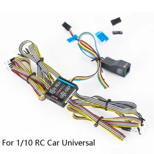 RC 모델 자동차 14개 조명 연결 조명 세트 1/10 RC 크롤러 Traxxas TRX4 Defender AXIAL SCX10 RC4WD D90 Bronco 부품용 범용
