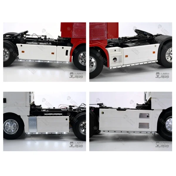 LESU 1/14 RC 트럭 사이드 스커트 장식 조명 폭 조명 경고등 S 1268 타미야 트랙션 트럭 DIY 개조 부품용 - 이미지 3