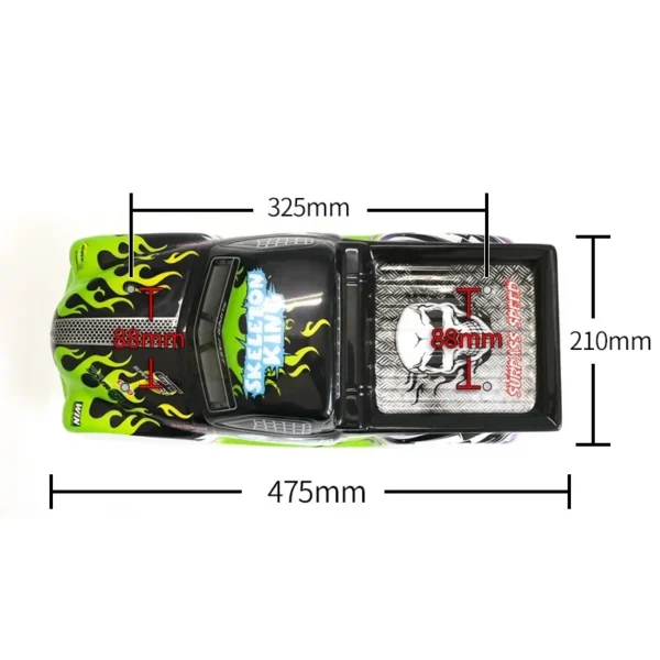 SG 801/802/803 RC 차량 모델 예비 부품 SG CK01 카로세리 RC 1/8 RC 쉘용 1/8 자동차 바디 쉘 - 이미지 6