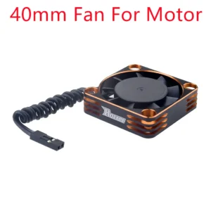 [모터용 40mm 오렌지] 로켓 RC 팬 25mm 30mm 35mm 40mm 50mm SURPASS HOBBY 방열 냉각 팬 1/10 1/8 브러시리스 모터 RC 자동차 부품용.