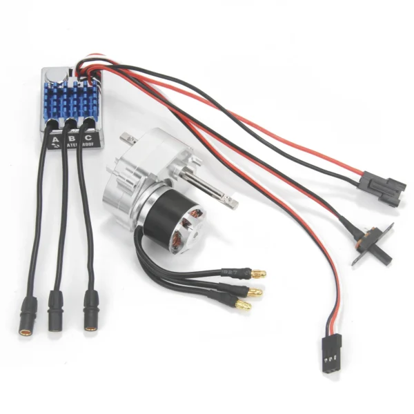 풀 메탈 기어박스 업그레이드 키트 2322 2600KV 무브러시 모터 AM32 45A ESC SM3P/T 플러그 1/12 RC 크롤러 자동차용 MN82 MN78 MN168 MN99 - 이미지 6