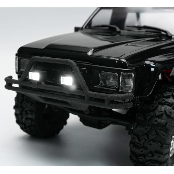 HPI 벤처 HILUX 1/18 RC카 업그레이드 장식 액세서리 부품용 AXSPEED 시뮬레이션 프론트 범퍼 헤드라이트 - 이미지 6