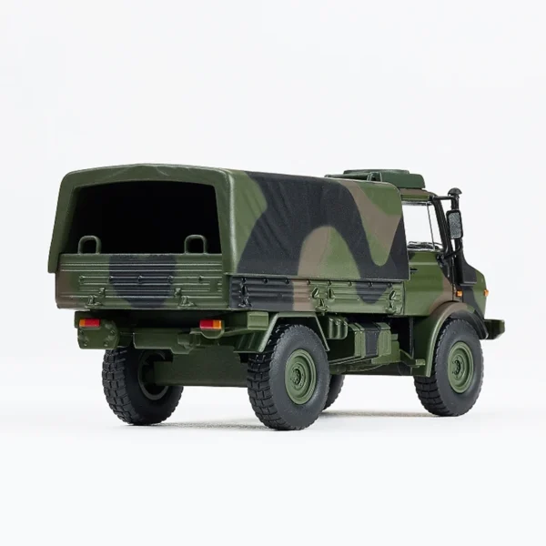 MASSDI 1:64 스케일 유니목 U1300L 구급차 합금 모델 성인 클래식 컬렉션 기념품 전시 선물 - 이미지 4