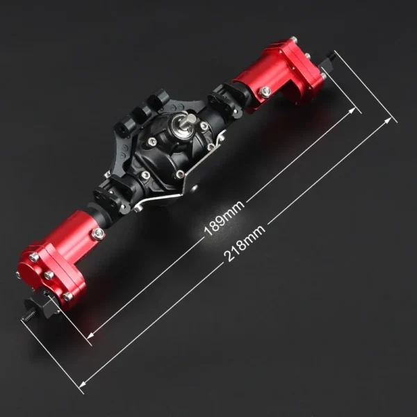HooCrawler 전면 및 후면 포털 액슬 CNC 알루미늄 합금 양극산화 처리 1/10 RC 크롤러 Axial SCX10 RGT 86100 트럭 업그레이드 부품 - 이미지 6