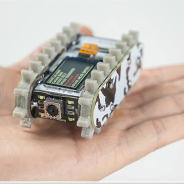 [자동차 조정] ESP32 원격 제어 탱크 모델 금속 섀시 트랙터 크롤러 균형 자동차 마운트 트럭 로봇 섀시 Wifi RC 스카우트 로봇 자동차용 - 이미지 2