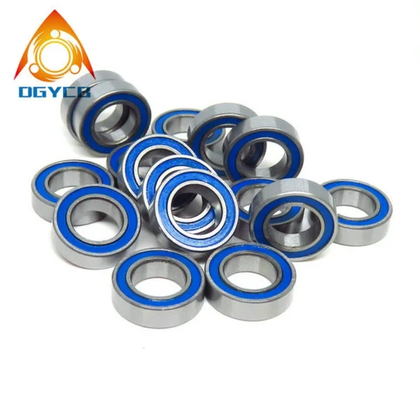 10개 5x11x4mm MR115RS ABEC3 소형 MR115 2RS 볼 베어링 블루 실드 - 이미지 5