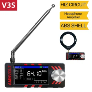 AMNVOLT ATS MINI SI4732 풀 밴드 DSP 라디오 포켓 수신기 FM AM MW SW SSB 헤드폰 앰프 Hi Z