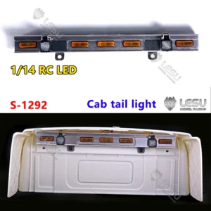 타미야 R620 R470 1/14 RC 트랙터 트럭 엔지니어링 모델 장난감 LED 하이루프 리어라이트 업그레이드 개조 부품 LESU S 1292