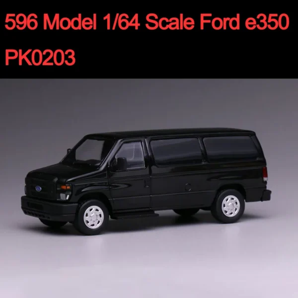 596 모델 1/64 스케일 포드 e350 경찰차 도색 다이캐스트 합금 모델 자동차 수집 및 전시용 - 이미지 7