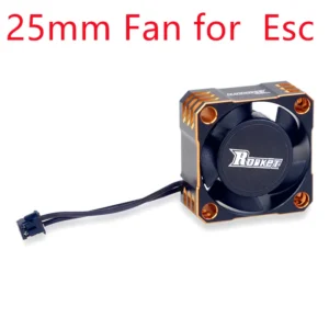 [ESC용 25mm 오렌지] 로켓 RC 팬 25mm 30mm 35mm 40mm 50mm SURPASS HOBBY 방열 냉각 팬 1/10 1/8 브러시리스 모터 RC 자동차 부품용.