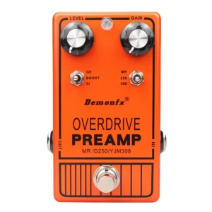 [YJM308] Demonfx 고품질 기타 이펙트 페달 와우 디스토션 오버드라이브 딜레이 리버브 컴프레서 부스터 페달