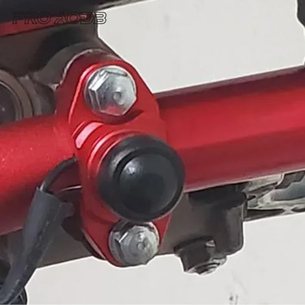 YAMAHA KTM HONDA CRF YZF EXC WRF XCF 125 250 오토바이 범용용 회전 바 클램프가 있는 CNC 정지 시동 킬 스위치 버튼 - 이미지 2