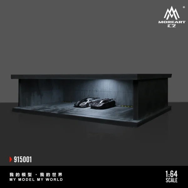 More Art 1/6 지하 주차장 디오라마 라이트판 모형 피규어 전시 선물 - 이미지 3