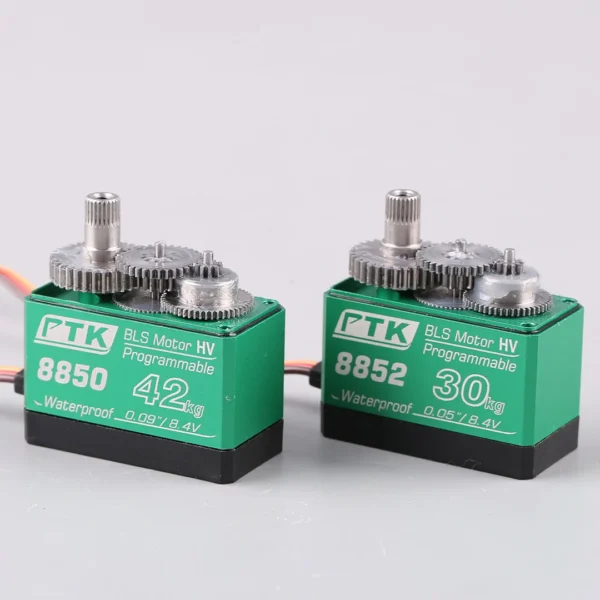 PTK 8850/8852 고토크 CNC 미드 셸 서보 헤비듀티 30kg~42kg 자동차 모델 및 고정익 항공기용 - 이미지 5