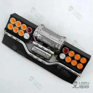 투칸 RC 취미용 1/14 타미야 R620 R470 RC 트랙터 트럭 Th15171용 레수 메탈 리어 빔 테일라이트 부품