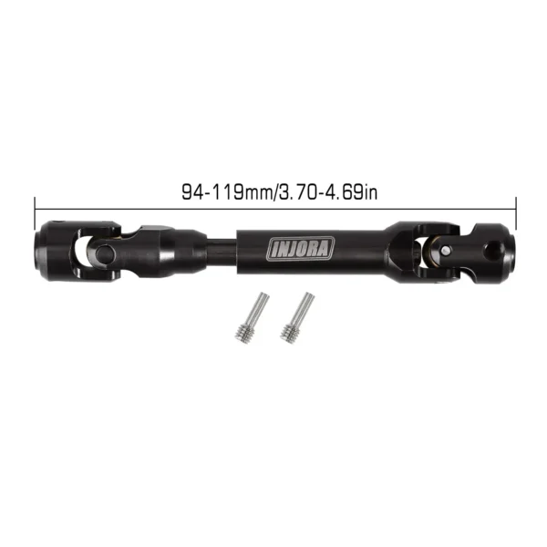 INJORA 1/10 RC카 크롤러 Axial SCX10 90046 AXI03007 TRX4 Redcat Gen8용 스틸 고강도 드라이브 샤프트 - 이미지 9