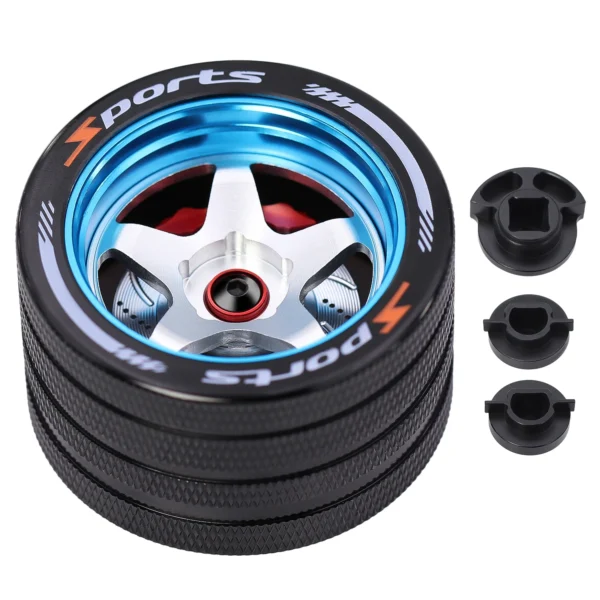 RC 원격 제어 알루미늄 핸드휠 스티어링 휠 (산와 MT4/MT5/M12/M17용) 후타바 4px/7px/10px 플라이스카이 NB4 Ko Ex Next Wfly X9 - 이미지 7