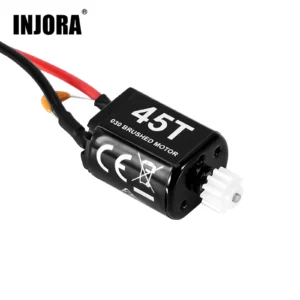 INJORA 030 로시 마이크로 B 마이크로 T(45T)용 마운트가 있는 브러시 모터