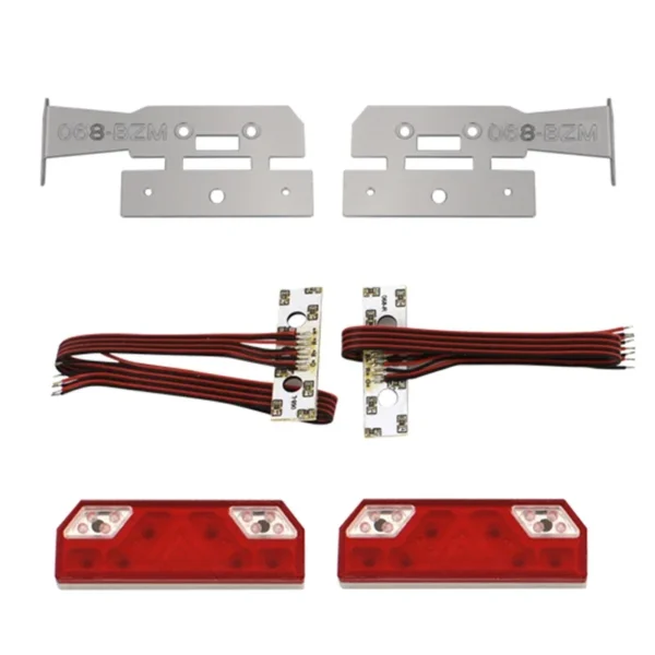1/14 RC 트럭 스카니아 볼보 MAN 용 LED 테일 라이트 DIY - 이미지 2