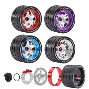 RC 원격 제어 알루미늄 핸드휠 스티어링 휠 (산와 MT4/MT5/M12/M17용) 후타바 4px/7px/10px 플라이스카이 NB4 Ko Ex Next Wfly X9