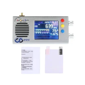 TEF6686 모든 대역 라디오 수신기 3.2인치 LCD LW/MW/SW/FM/AM 휴대용 단파 라디오 수신기 (망원 안테나 포함)