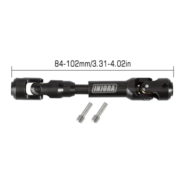 INJORA 1/10 RC카 크롤러 Axial SCX10 90046 AXI03007 TRX4 Redcat Gen8용 스틸 고강도 드라이브 샤프트 - 이미지 8