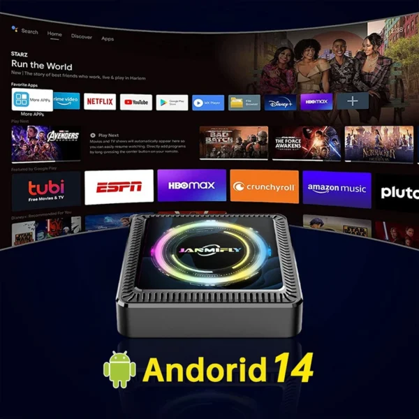 4G+128G Android 14 TV 박스 6K Wi-Fi 6 대응 - 이미지 2