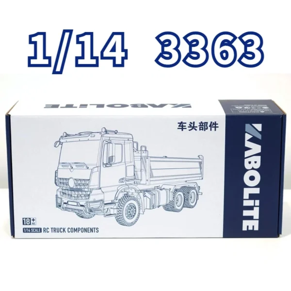 KABOLITE RC K3363 1/14 RC 트럭 AROCS 캡 조립 키트 덤프 트럭 캐빈 타미야 1/14 RC 트랙터 덤프 트럭 시리즈 DIY 부품용 - 이미지 5