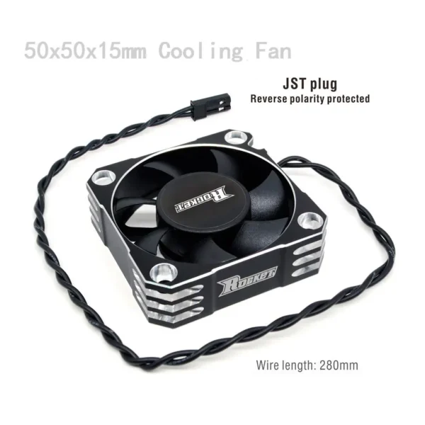 [모터용 50mm실버] 로켓 RC 팬 25mm 30mm 35mm 40mm 50mm SURPASS HOBBY 방열 냉각 팬 1/10 1/8 브러시리스 모터 RC 자동차 부품용.