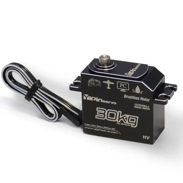 Yipinservo 30kg 브러시리스 서보 풀 메탈 7.4V HV 방수 RC 카 크롤러 1/8 1/10 Traxxas 자동차 액세서리용 - 이미지 3