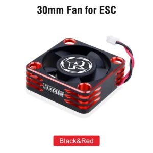 [ESC용 30mm 빨간색] 로켓 RC 팬 25mm 30mm 35mm 40mm 50mm SURPASS HOBBY 방열 냉각 팬 1/10 1/8 브러시리스 모터 RC 자동차 부품용.