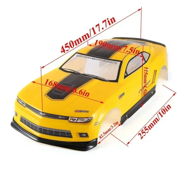 NEEBRC 1/10 RC카 쉘 190/195mm 폭 도색 바디 PVC 커버 1:10 RC 레이싱 드리프트 투어링카 HSP 요코모 HPI ZD 타미야 - 이미지 8