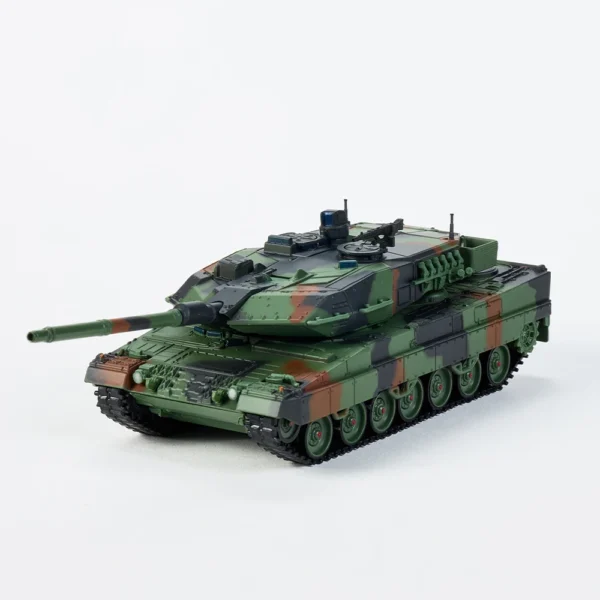 MASSDI 1/64 레오파드 2A6 주력전차 합금 다이캐스트 모델 자동차 군용 장갑차 모델 수집품 소년 선물 - 이미지 5