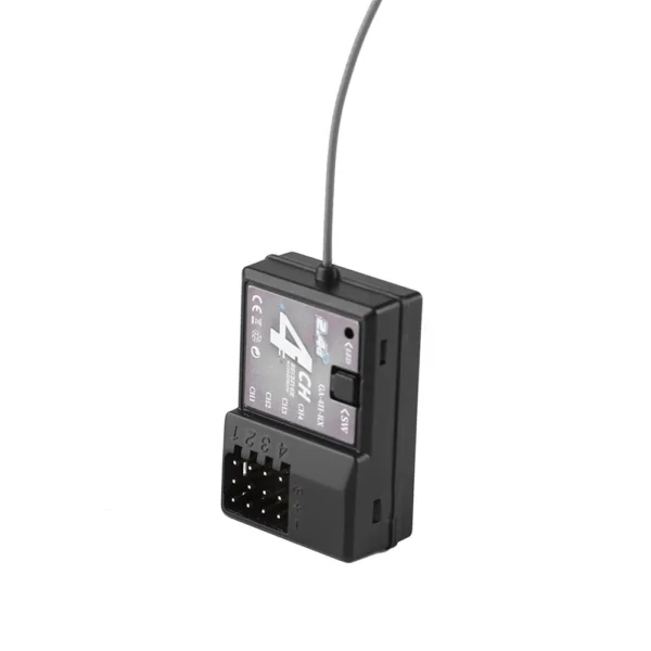 RCZIPROY 2.4GHz TX 4 4CH 무선 시스템 송신기 컨트롤러 수신기가 포함된 원격 제어는 RC 자동차 선박 탱크에 적합합니다. - 이미지 3