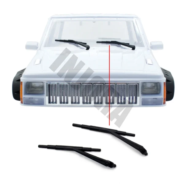 INJORA 1:10 RC 크롤러 Axial SCX10 90046 90047 D90 바디 쉘 부품용 검정색 고무 와이퍼 - 이미지 5