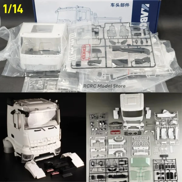 KABOLITE RC K3363 1/14 RC 트럭 AROCS 캡 조립 키트 덤프 트럭 캐빈 타미야 1/14 RC 트랙터 덤프 트럭 시리즈 DIY 부품용