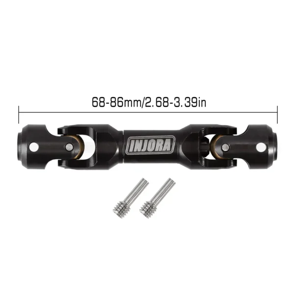 INJORA 1/10 RC카 크롤러 Axial SCX10 90046 AXI03007 TRX4 Redcat Gen8용 스틸 고강도 드라이브 샤프트 - 이미지 7