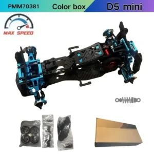 [D5 미니 컬러박스] RC카 3RACING 사쿠라 D5 S SG 미니 키트 1:10 카본 파이버 DIY 모델 원격 조종 슈퍼 리어 드라이브 드리프트 고속 레이싱 프레임