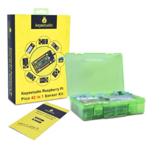 [42 in 1 키트] Keyestudio 37&42 in 1 Raspberry Pi Pico 센서 키트 DIY 키트 Python 프로그래밍 및 Raspberry Pico 프로그래밍용 전자 장치