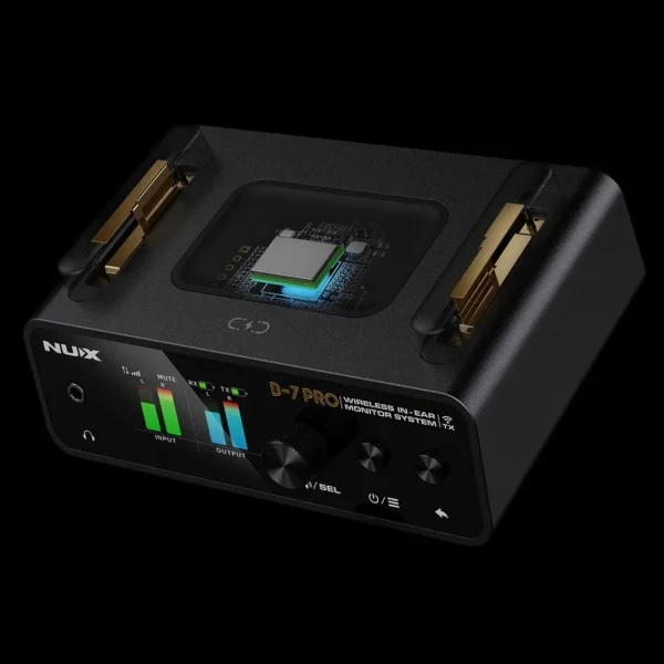 NUX B 7 PRO 프로 레벨 무선 인이어 모니터 시스템 새로운 정품 오리지널 2.4GHz 24bit/48KHz 오디오 품질