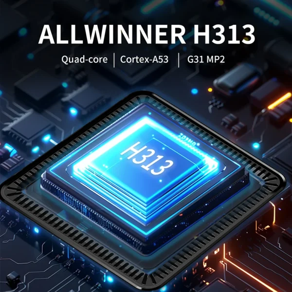 2025 신형 Q7 스마트 TV 박스 Android14 8GB+128GB WiFi6 음성 리모컨 - 이미지 3