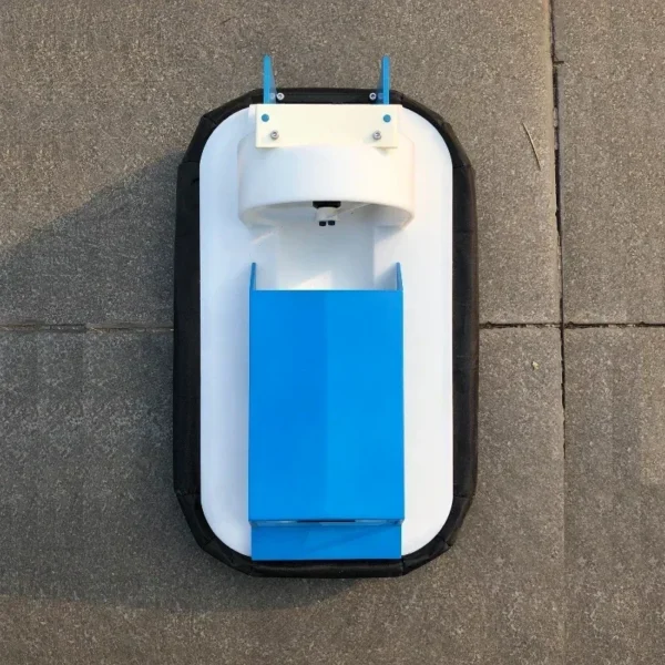 수륙 양용 원격 조종 호버크래프트 RC 선박 모형 DIY 수제 풍력 선박 모형 장난감 완제품 키트 - 이미지 2