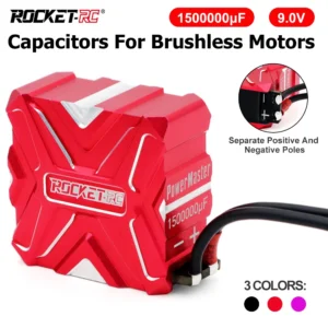 ROCKET RC 금속 커패시터 1500000μF 용량 300mΩ 저항 0~9.0V 내전압 A1 버전 1/10 RC RV 드리프트 카용